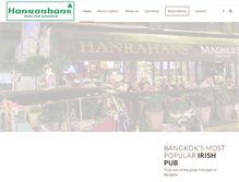 Tablet Screenshot of hanrahansbangkok.com